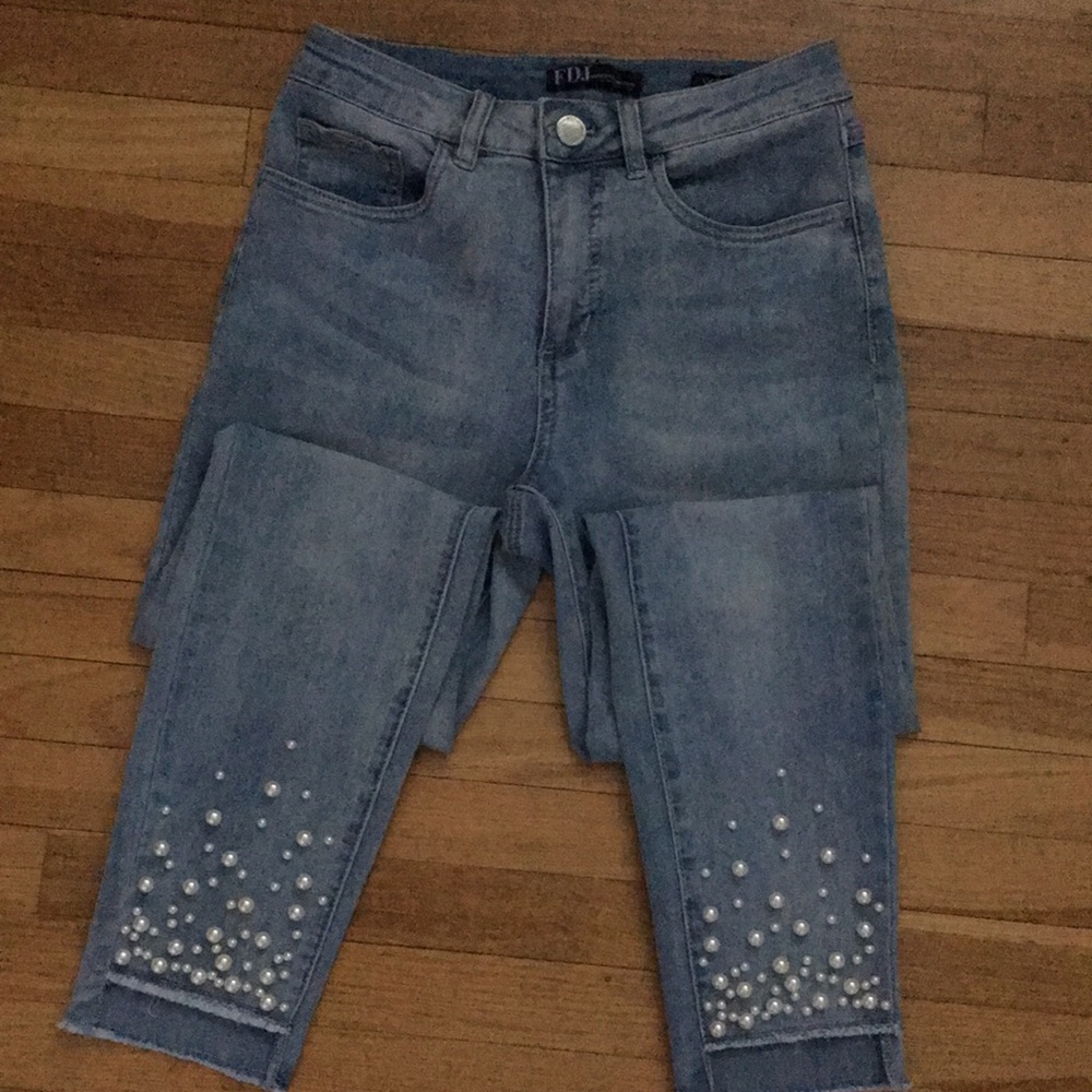 Decorated Pearl Jeans